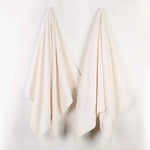 Oregon Organic Cotton Medium Weight Solid Bath Sheet, Set of 2 - Bath Sheet by Superior Brand
