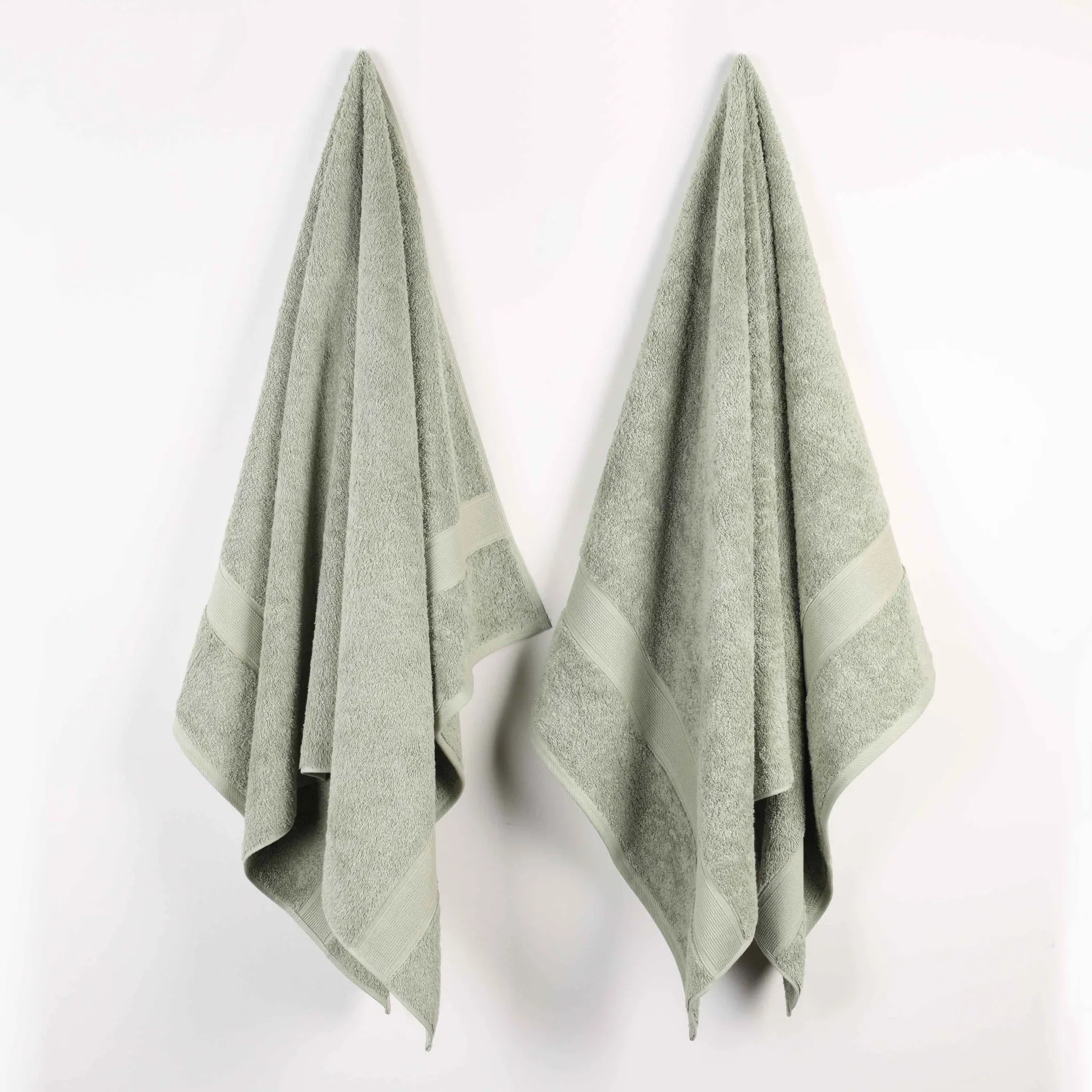 Oregon Organic Cotton Medium Weight Solid Bath Sheet, Set of 2 - Bath Sheet by Superior Brand