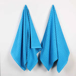 Soho Ribbed Cotton Absorbent 2 Piece Bath Sheet Towel Set - Bath Sheet by Superior Brand