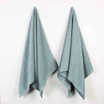 Soho Ribbed Cotton Absorbent 2 Piece Bath Sheet Towel Set - Bath Sheet by Superior Brand