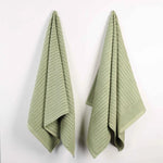 Soho Ribbed Cotton Absorbent 2 Piece Bath Sheet Towel Set - Bath Sheet by Superior Brand
