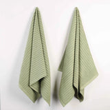 Soho Ribbed Cotton Absorbent 2 Piece Bath Sheet Towel Set - Bath Sheet by Superior Brand