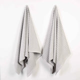Soho Ribbed Cotton Absorbent 2 Piece Bath Sheet Towel Set - Bath Sheet by Superior Brand
