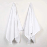 Soho Ribbed Cotton Absorbent 2 Piece Bath Sheet Towel Set - Bath Sheet by Superior Brand