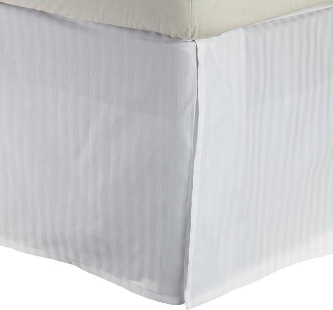 300 Thread Count Egyptian Cotton 15" Drop Striped Bed Skirt - Bed Skirt by Superior Brand