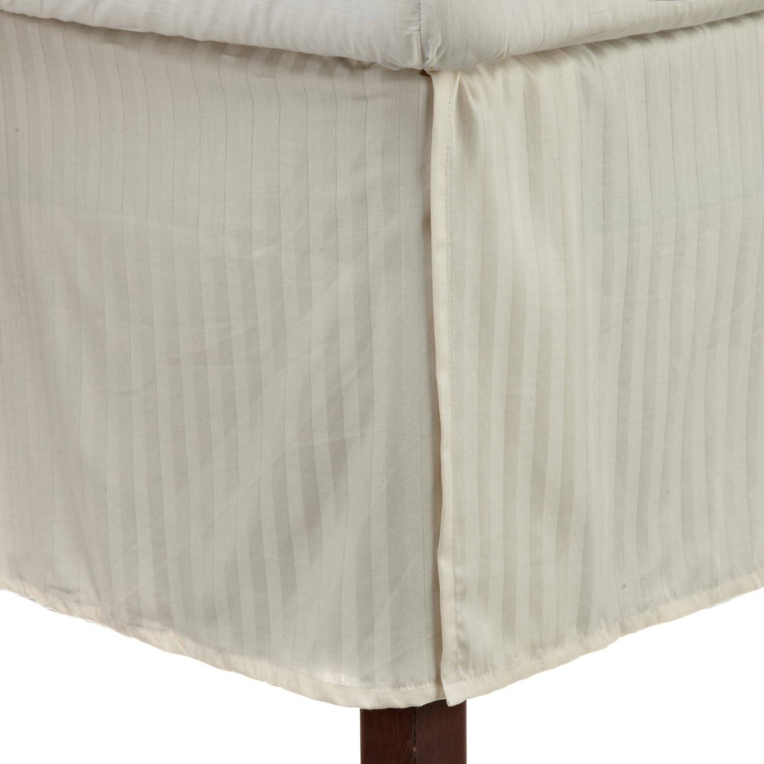 300 Thread Count Egyptian Cotton 15" Drop Striped Bed Skirt - Bed Skirt by Superior Brand