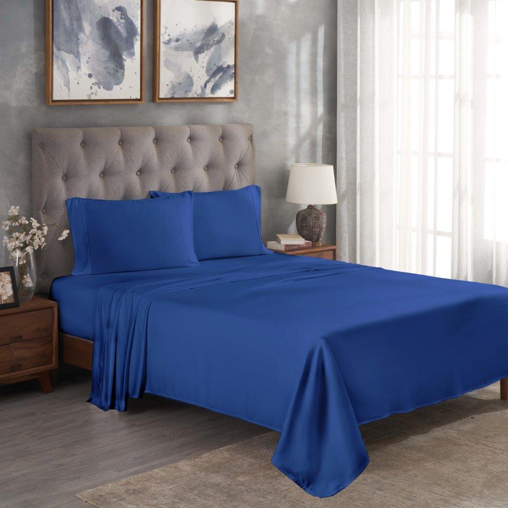 300 Thread Count Modal From Beechwood Bed Sheet Set Solid Deep Pocket - Sheet Set by Superior Brand