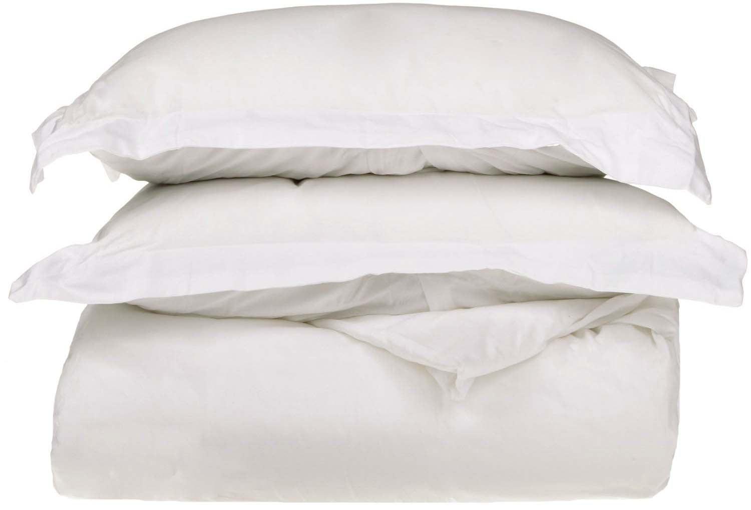 300 Thread Count Solid or Floral Cotton All-Season Duvet Cover Set - Duvet Cover Set by Superior Brand