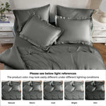 Rayon From Bamboo 300 Thread Count Solid Duvet Cover Set - Duvet Cover Set by Superior Brand