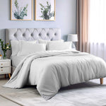 Rayon From Bamboo 300 Thread Count Solid Duvet Cover Set - Duvet Cover Set by Superior Brand