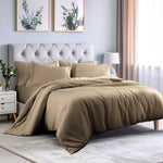 Rayon From Bamboo 300 Thread Count Solid Duvet Cover Set - Duvet Cover Set by Superior Brand
