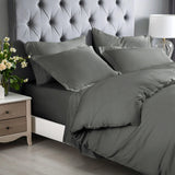 Rayon From Bamboo 300 Thread Count Solid Duvet Cover Set - Duvet Cover Set by Superior Brand