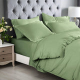 Rayon From Bamboo 300 Thread Count Solid Duvet Cover Set - Duvet Cover Set by Superior Brand