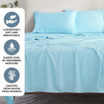 Rayon From Bamboo 300 Thread Count Solid Deep Pocket Sheet Set - Sheet Set by Superior Brand