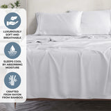 Rayon From Bamboo 300 Thread Count Solid Deep Pocket Sheet Set - Sheet Set by Superior Brand