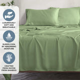 Rayon From Bamboo 300 Thread Count Solid Deep Pocket Sheet Set - Sheet Set by Superior Brand