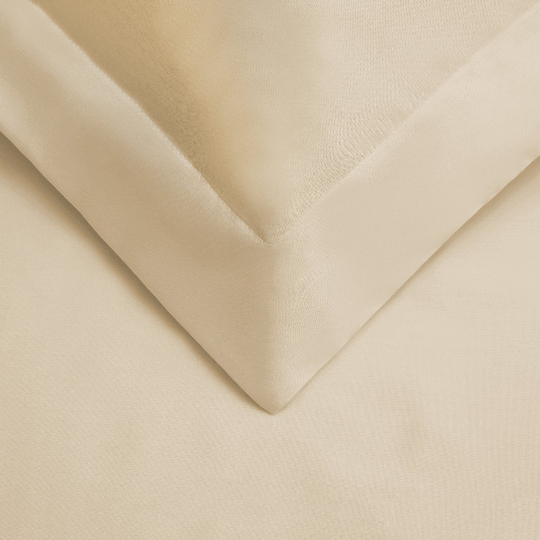 Superior Egyptian Cotton 300 Thread Count Solid Duvet Cover Set - Ivory