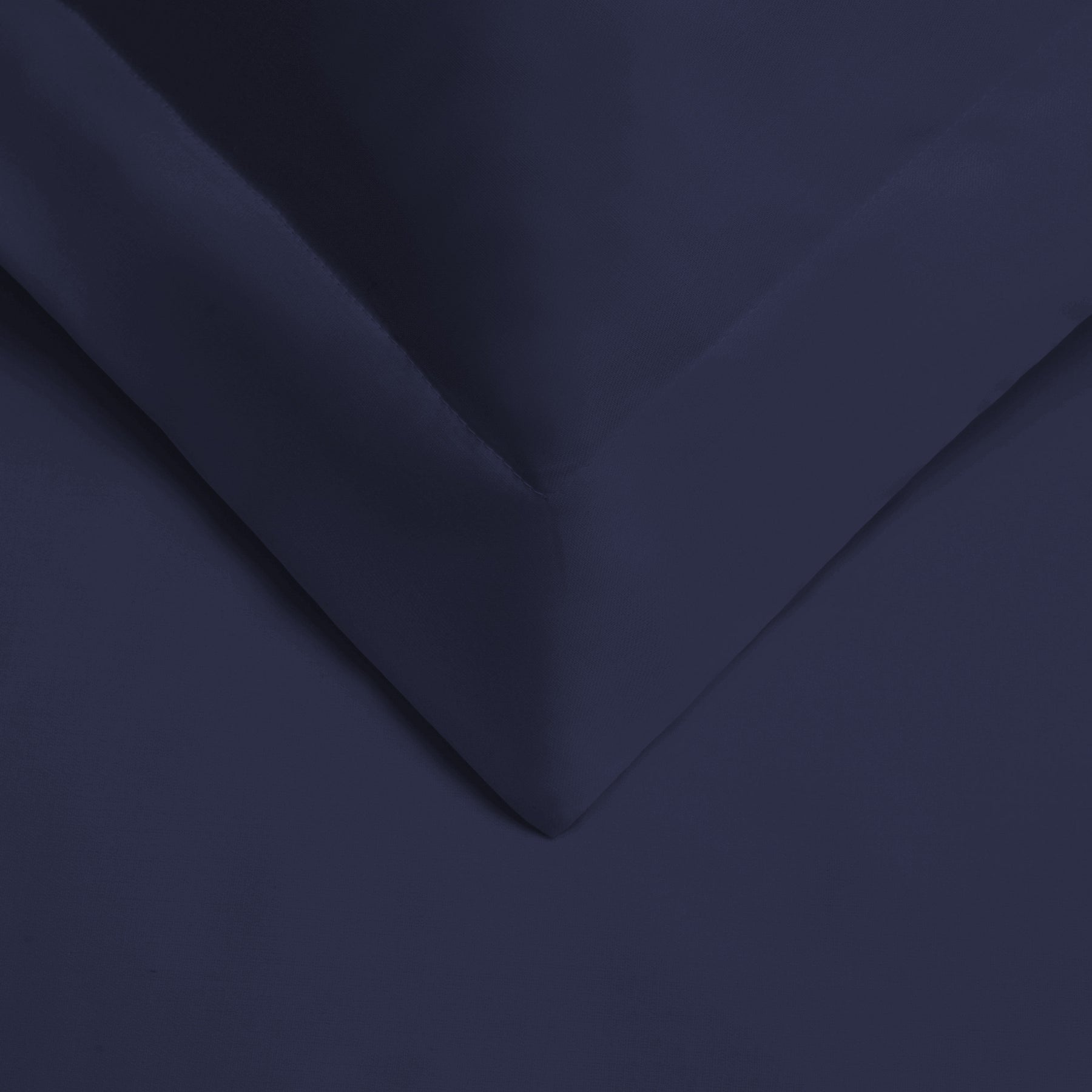 Superior Egyptian Cotton 300 Thread Count Solid Duvet Cover Set -  Navy Blue