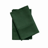 300 Thread Count Egyptian Cotton Pillow Cases, Marrow Stitch Embroidery, Set of 2