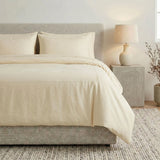 300 Thread Count Egyptian Cotton Duvet Cover Set, Marrow Stitch Embroidery