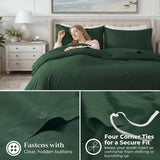 300 Thread Count Egyptian Cotton Duvet Cover Set, Marrow Stitch Embroidery