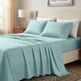 300 Thread Count Egyptian Cotton Sheets, Marrow Stitch Embroidery & Deep Pocket Fit