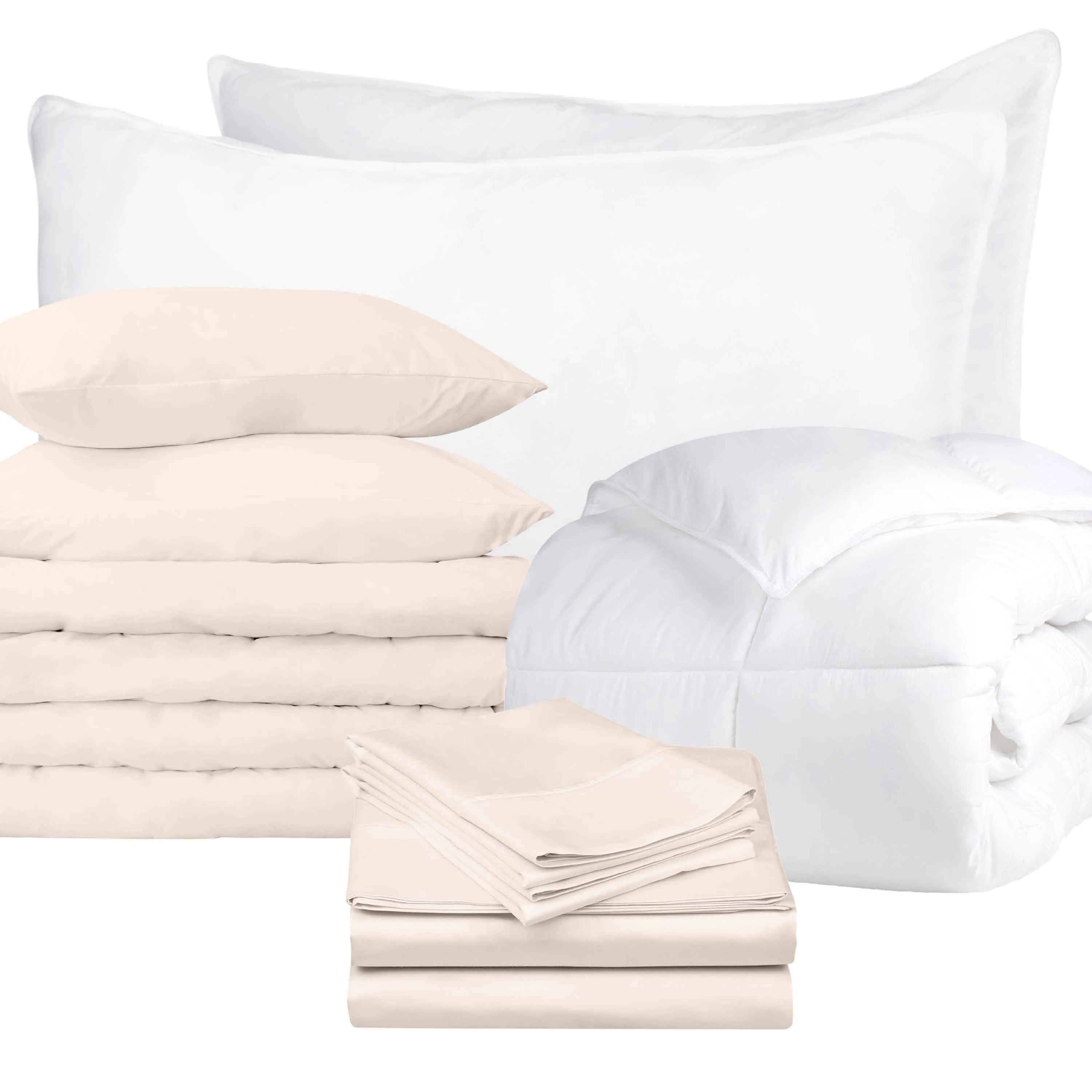 11-Piece Crisp Comfort Move-In Bedding Bundle - Move-in Bundle by Superior Brand