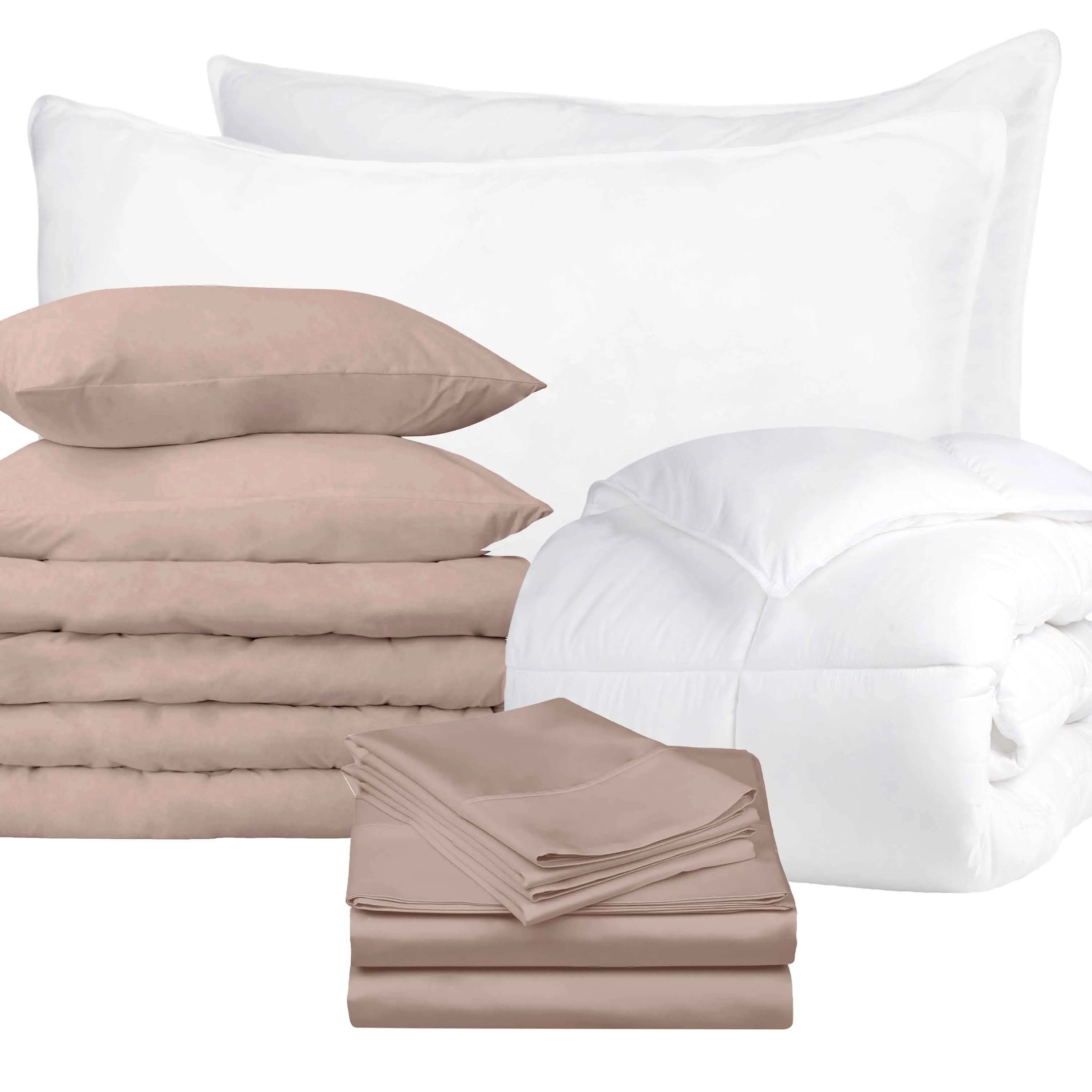 11-Piece Crisp Comfort Move-In Bedding Bundle - Move-in Bundle by Superior Brand