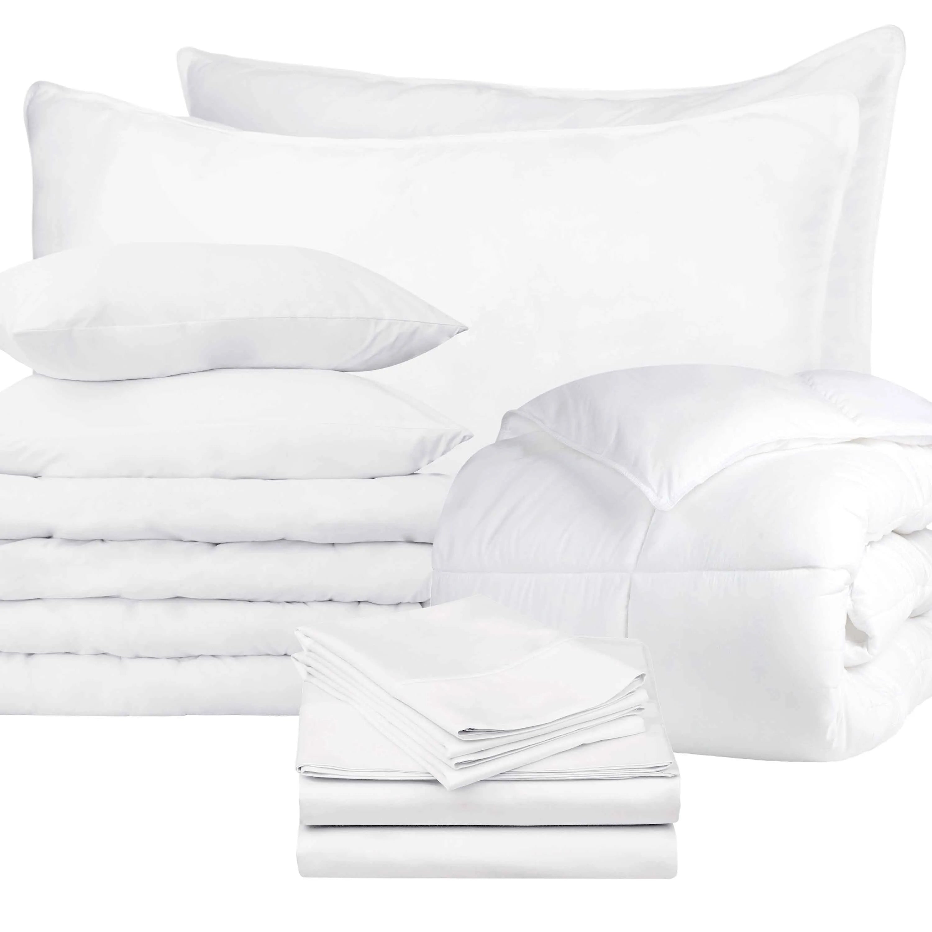 11-Piece Crisp Comfort Move-In Bedding Bundle - Move-in Bundle by Superior Brand
