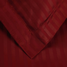 Superior Egyptian Cotton 300 Thread Count Duvet Cover Set - Burgundy
