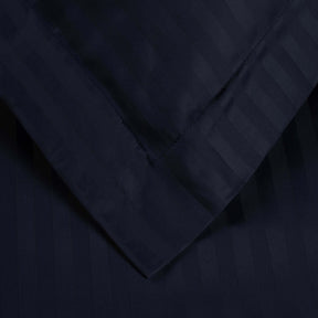 Superior Egyptian Cotton 300 Thread Count Duvet Cover Set - Navy Blue