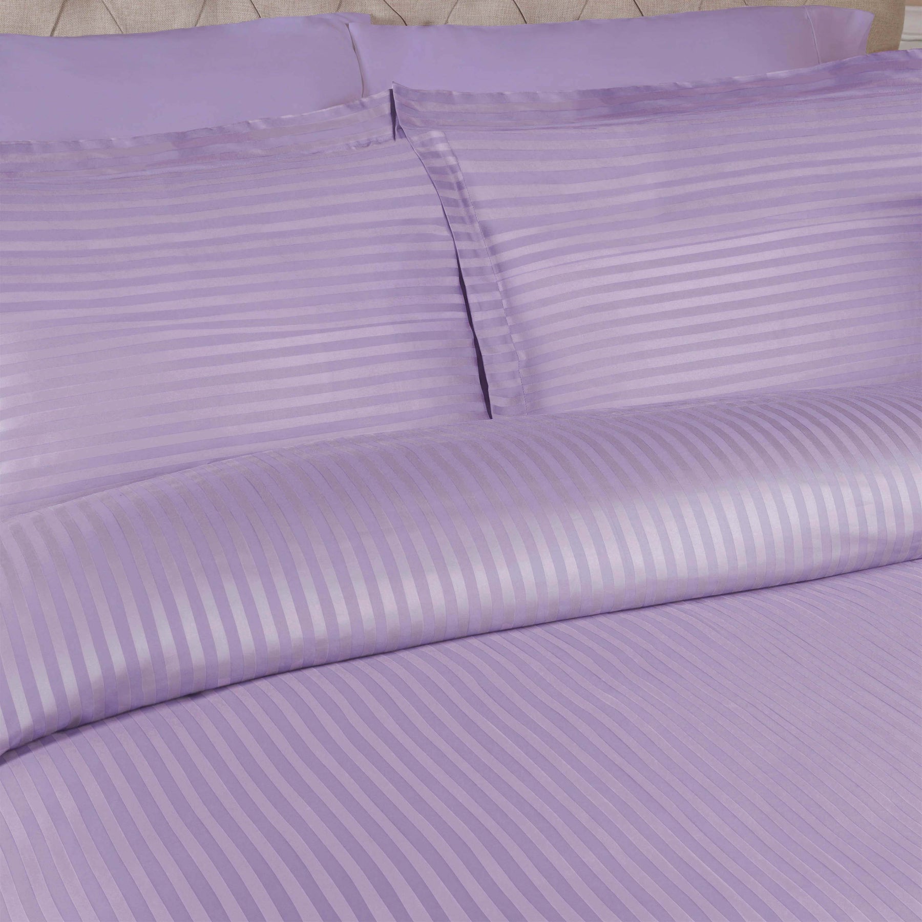 Superior Egyptian Cotton 300 Thread Count Duvet Cover Set - Lavender