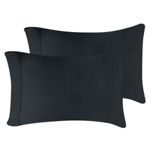 300 Thread Count Modal from Beechwood Solid Pillowcase Set - Black