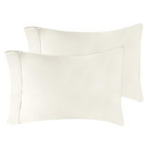 300 Thread Count Modal from Beechwood Solid Pillowcase Set - Ivory