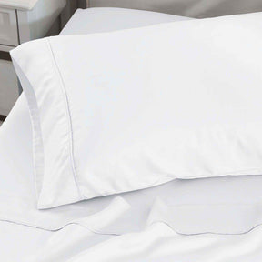 300 Thread Count Modal from Beechwood Solid Pillowcase Set - White