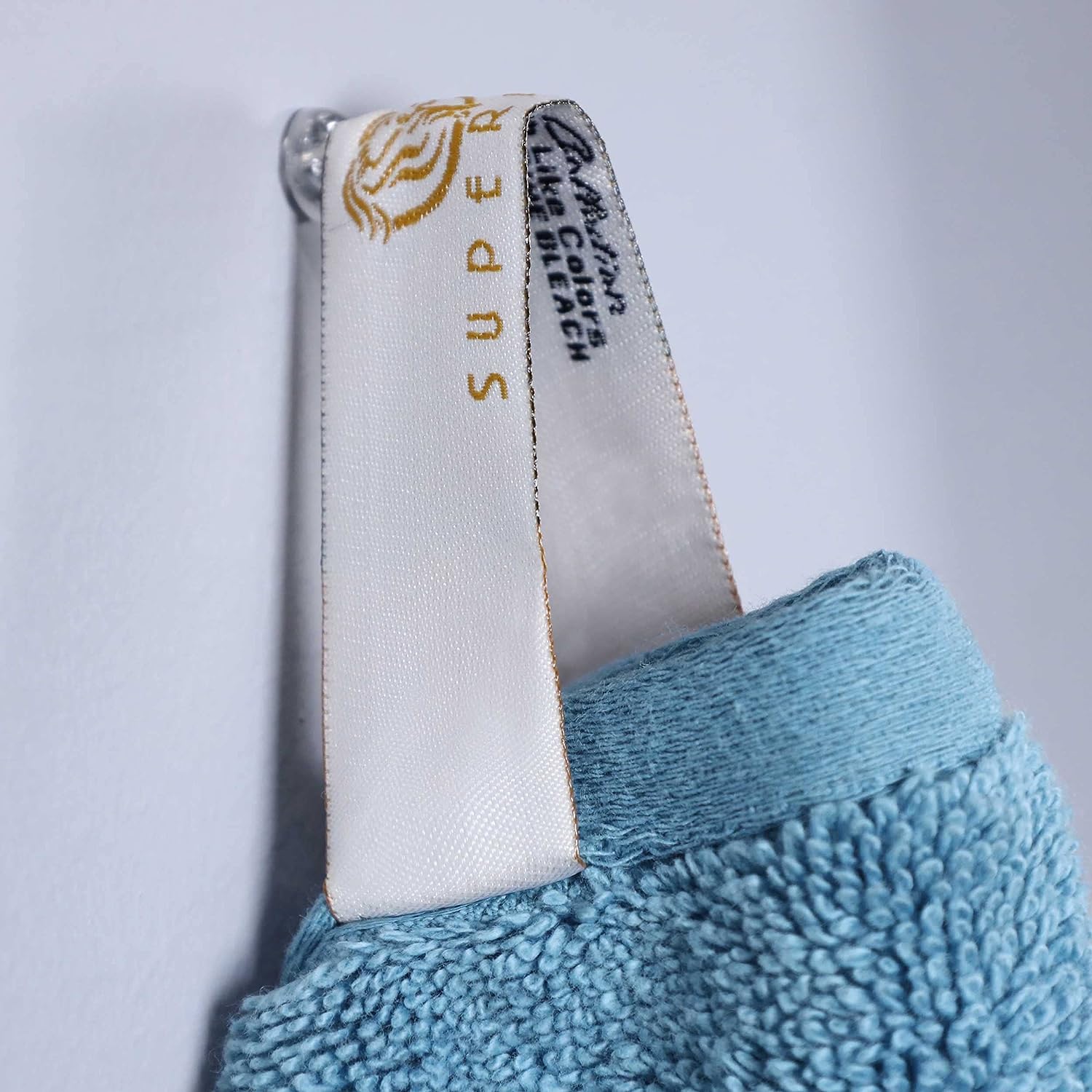 Superior Premium Turkish Cotton Assorted 12-Piece Towel Set - DenimBlue