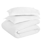 Brandon Cotton Three-Line Embroidered 3 Piece Duvet Cover Set - Duvet Cover Set by Superior Brand