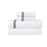 Brandon Cotton Three-Line Embroidered Deep Pocket Bed Sheet Set - Sheet Set by Superior Brand