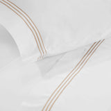 Brandon Cotton Three-Line Embroidered Deep Pocket Bed Sheet Set - Sheet Set by Superior Brand