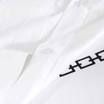 Chain Links Cotton Embroidered 3 Piece Duvet Cover Set - Duvet Cover Set by Superior Brand