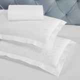 Chain Links Cotton Embroidered 3 Piece Duvet Cover Set - Duvet Cover Set by Superior Brand