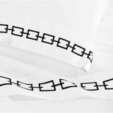 Chain Links Cotton Embroidered Deep Pocket Bed Sheet Set - Sheet Set by Superior