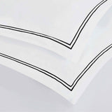 Fieldstone Cotton Two-Line Embroidered 3 Piece Duvet Cover Set - Duvet Cover Set by Superior Brand