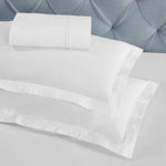 Fieldstone Cotton Two-Line Embroidered 3 Piece Duvet Cover Set - Duvet Cover Set by Superior Brand