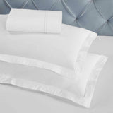 Fieldstone Cotton Two-Line Embroidered 3 Piece Duvet Cover Set - Duvet Cover Set by Superior Brand