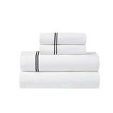 Fieldstone Cotton Two-Line Embroidered Deep Pocket Bed Sheet Set - Sheet Set by Superior Brand