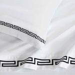 Harrison Cotton Greek Key Embroidered Deep Pocket Bed Sheet Set - Sheet Set by Superior