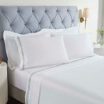 Harrison Cotton Greek Key Embroidered Deep Pocket Bed Sheet Set - Sheet Set by Superior