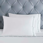 Harrison Cotton Greek Key Embroidered Deep Pocket Bed Sheet Set - Sheet Set by Superior