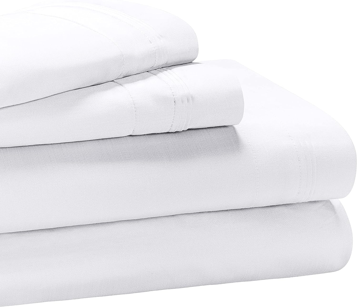 Superior Egyptian Cotton 1000 Thread Count Extra Deep Pocket Solid Sheet Set - White